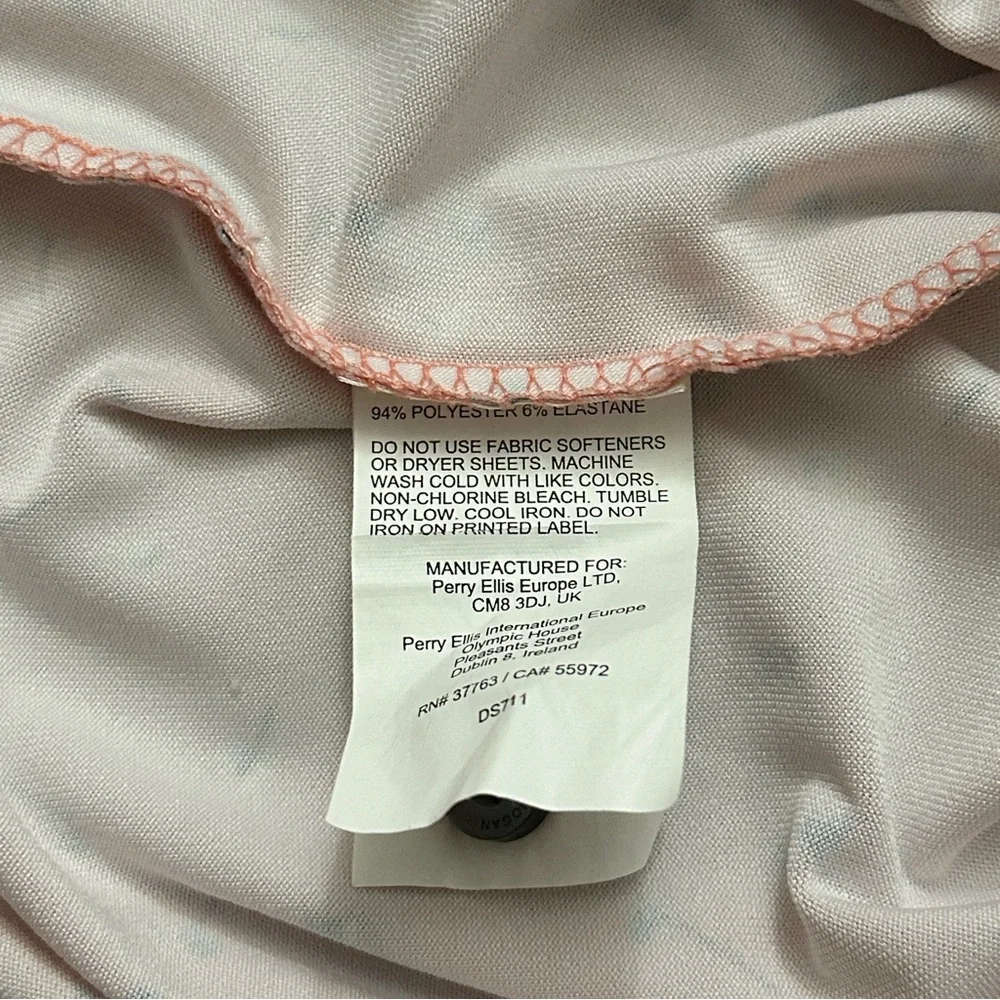 Ben Hogan Polo Shirt Mens Size M Short Sleeve All Over Golf Print Pink Stretch - Picture 5 of 5